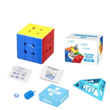 2022 Rs3m MoYu Super 3x3 Từ Tính Magic Speed Cube Stickerless Chuyên Nghiệp Xếp Hình Fidget Đồ Chơi 