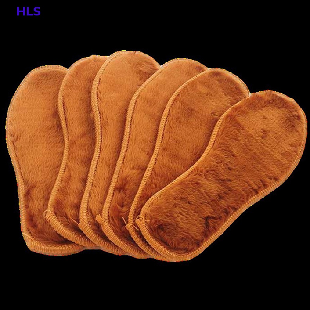 [HLS] Miếng Lót Giày Lông Xù Dày Dặn Lông Nhung Than Tre Khử Mùi Hôi Mùa