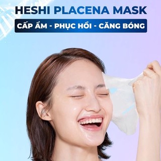 Mặt nạ cấp ẩm, mặt nạ giấy heshi placenta mask