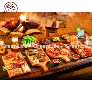 Thớt gỗ Beefsteak, gỗ cà cừ nguyên khối