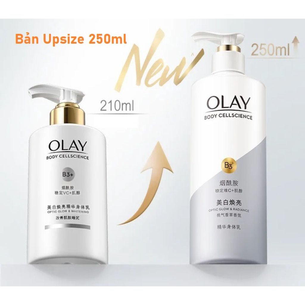 Sữa Dưỡng Thể Olay B3 Retinol - Olay Bright Ultra Whitening dưỡng trắng body