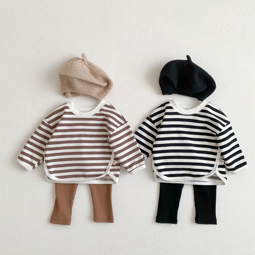 Áo Sweater Tay Dài Thời Trang Thu Đông Dành Cho Bé Trai Bé Gái