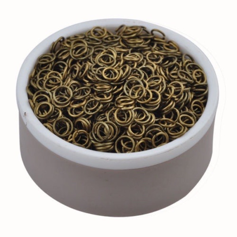 25gr khoen nối tròn đồng handmade (4mm/5mm/7mm)