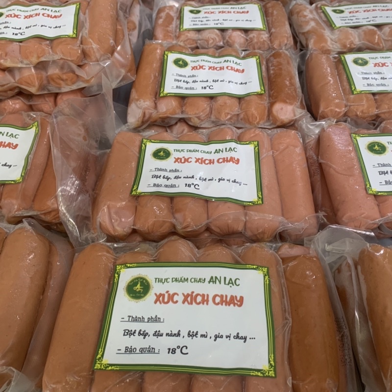 Combo 5 gói xúc xích Chay 500g