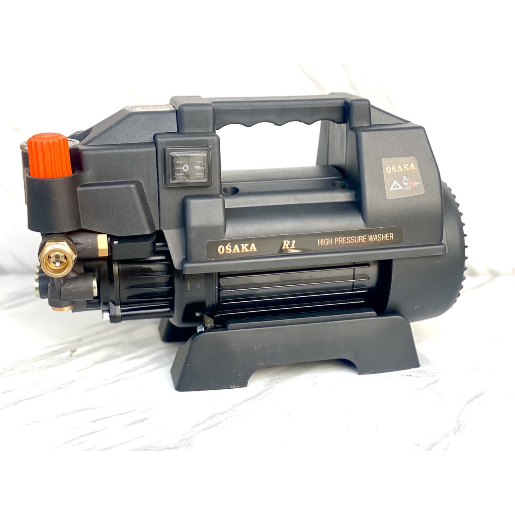 Máy rửa xe Osaka r1 2800w có chỉnh áp thế hệ mới tặng bình xịt bot tuyết ống nối súng dây 15m