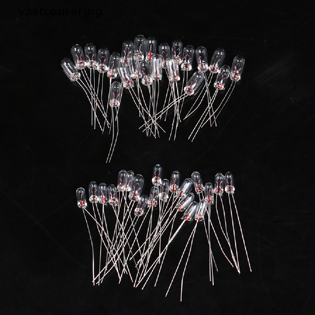 20 Bóng Đèn Sợi Đốt 3 / 4mm 6V 12V Trang Trí Nhà Cửa