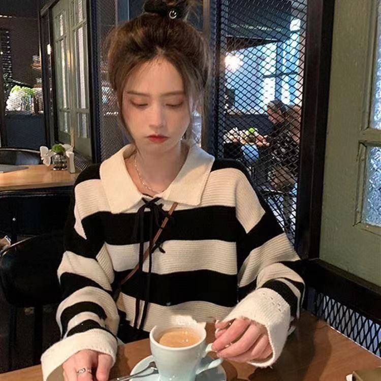 Áo Sweater Dệt Kim Tay Dài Mềm Mại Thời Trang Cho Nữ