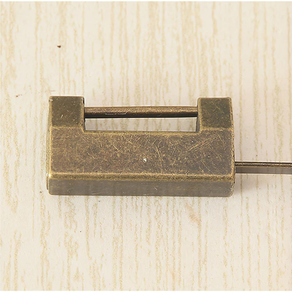 Ổ Khóa Mini Phong Cách Trung Hoa Cổ Điển Kèm Chìa Khóa Độc Đáo Tiện Dụng