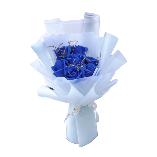 Bó hoa sáp thơm 7 bông lưu hương cực lâu - Món quà ý nghĩa cho người thân và bạn bè