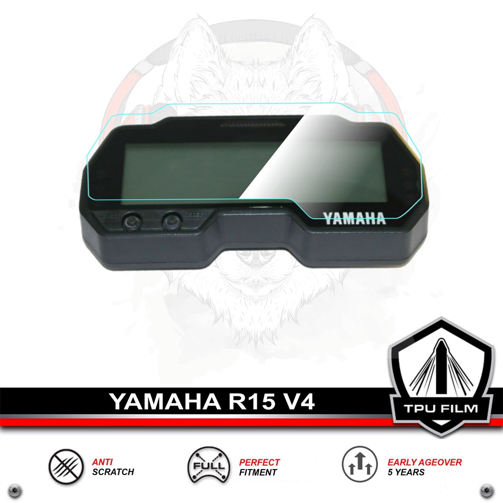 Miếng dán PPF TPU bảo vệ mặt đồng hồ xe YAMAHA R15V4 - R15 V4 2022 2023