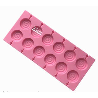 Khuôn silicon làm kẹo mút (nhiều mẫu).