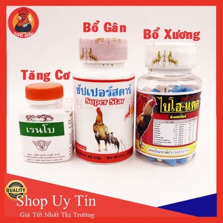 Combo 3 lọ vitmaintăng cơ-bổ gân-bổ xương cho gà