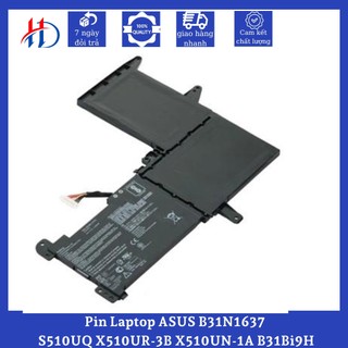 Pin Laptop ASUS B31N1637 - Pin Laptop ASUS S510UQ - Pin Laptop ASUS X510UR-3B -Pin Laptop ASUS X510UN-1A B31Bi9H ZIN