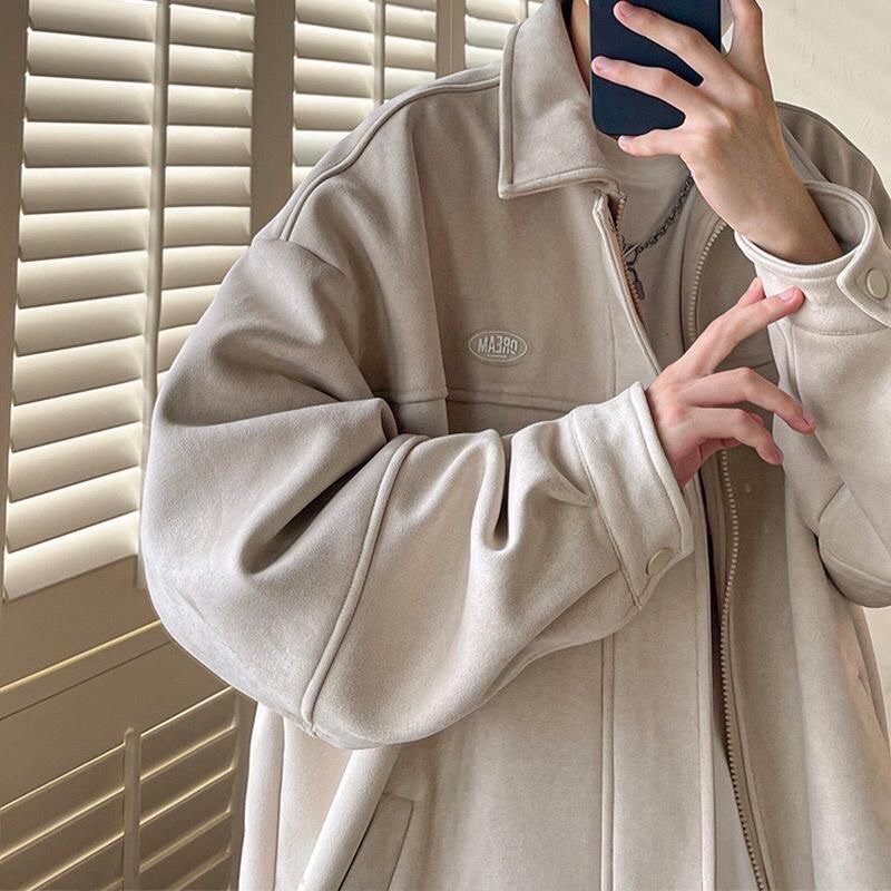 Áo Khoác Da Lộn Vintage Nam Nữ