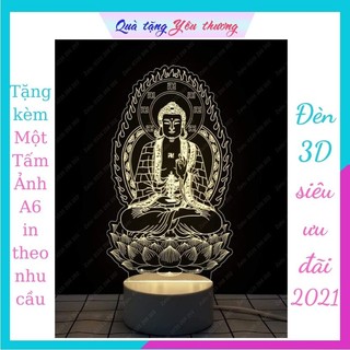 Đèn led 3D hình Phật