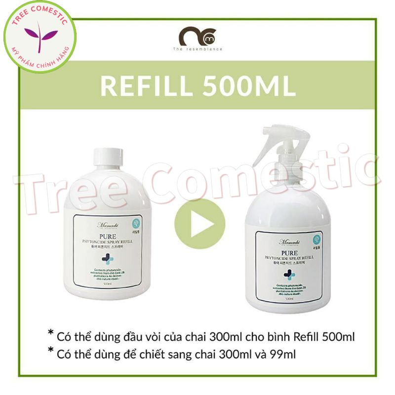 Chai 500ml Xịt Khuẩn Phytoncide Nguyên Chất Mamachi Thanh Lọc, Làm Sạch Không Khí, Đồ Dùng Em Bé