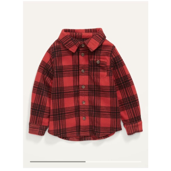 Áo nỉ bông dáng sơ mi hãng Oldnavy chất nỉ mềm, đẹp, ấm, thời trang.