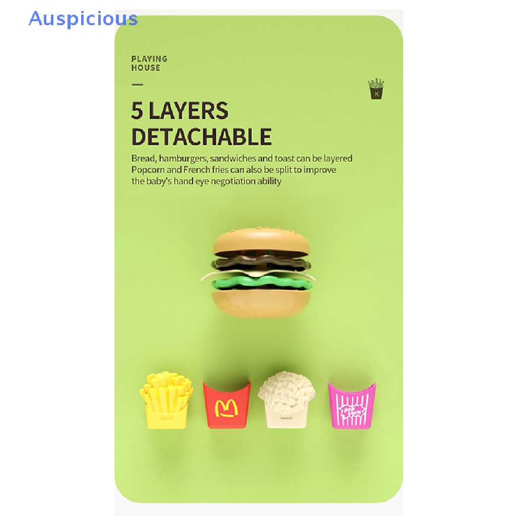 Bộ Đồ Chơi Làm Bánh Sandwich Khoai Tây Chiên DIY Cho Bé