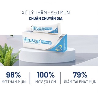 Gel chăm sóc sẹo mụn và mụn thâm Hiruscar Post Acne 5g,10g