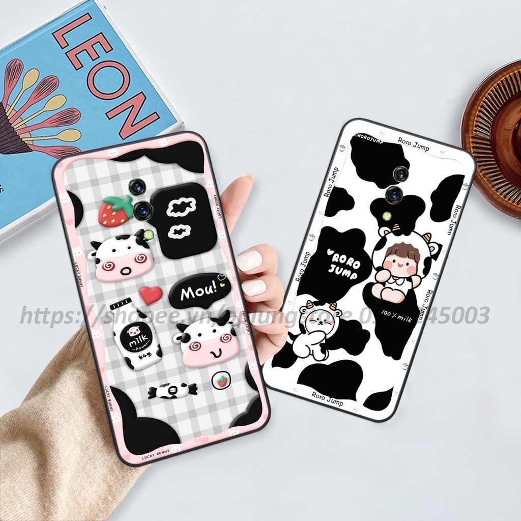 Ốp Oppo K3 in hình gấu cute,bò sữa 3D cute dễ thương bảo vệ điện thoại