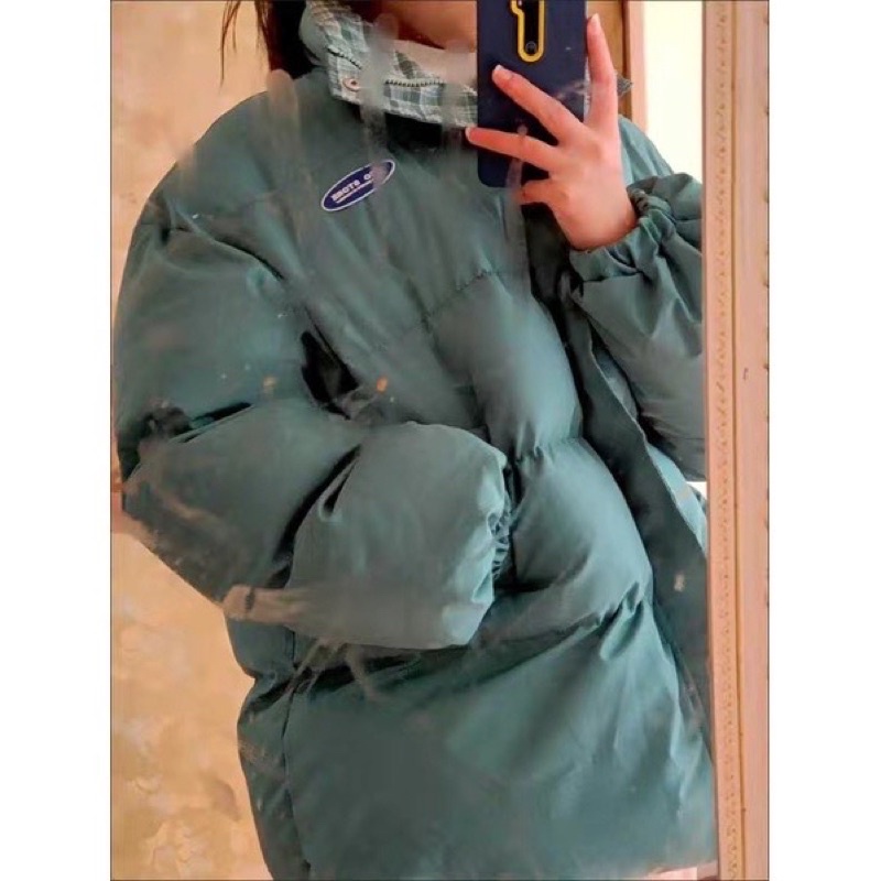 Áo khoác phao béo ba màu hot cả nam nữ đều mang đẹp