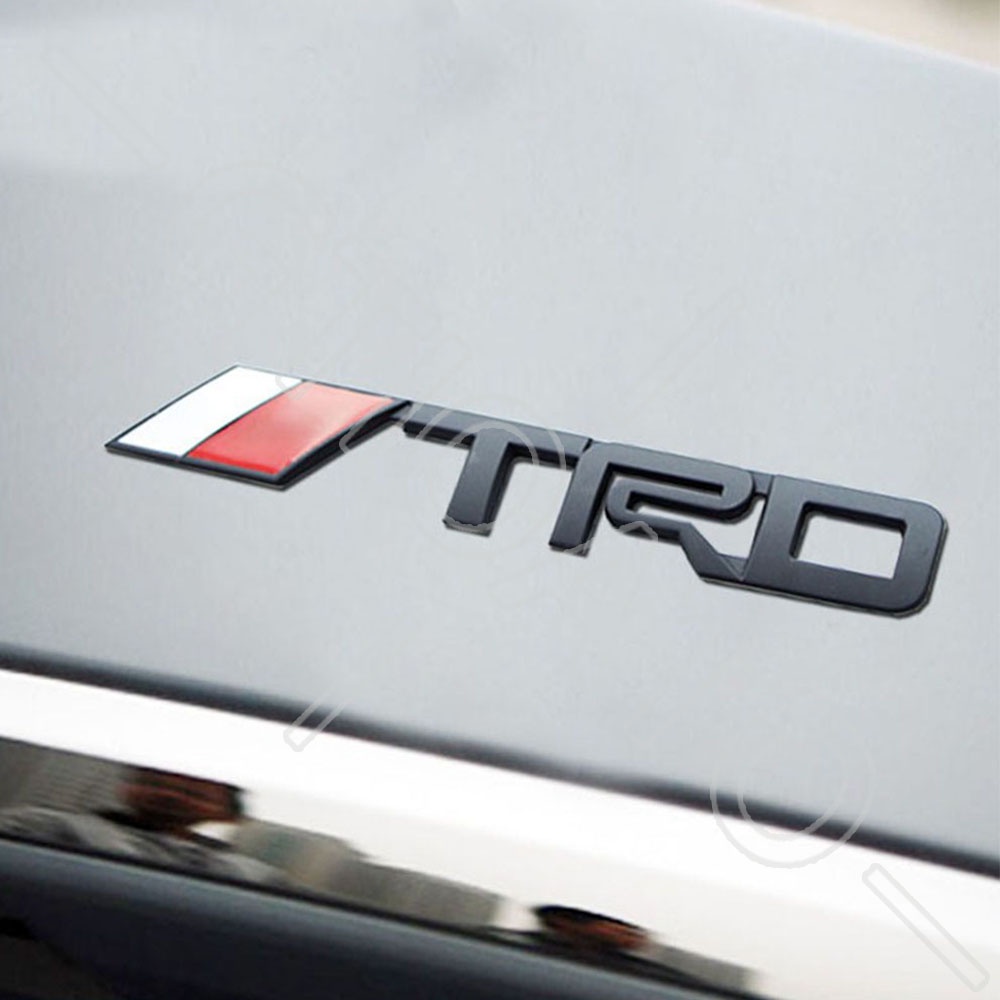 GTIOATO TRD 3D Huy Hiệu Xe Hơi Biểu Tượng Xe Biểu Tượng Ô Tô Biểu Tượng Oto Biểu Tượng Xe Hơi Hợp Kim Nhôm Huy Hiệu Ô Tô Phụ KiệN Trang Trí Ô Tô Cho Toyota CHR Raize Corolla Cross Rush Fortuner Yaris Innova Vios Prius C Wigo Sienta Land Cruiser 200