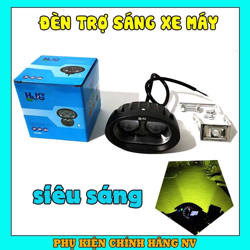 Đèn trợ sáng xe máy L2 siêu sáng nhiều phân loại màu cao cấp