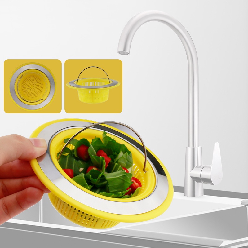 Rổ Lọc Rác Bồn Rửa Chén Có Vành Rộng Tiện Dụng