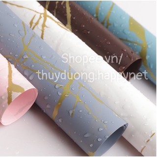 Giấy gói hoa hoạ tiết vân đá
