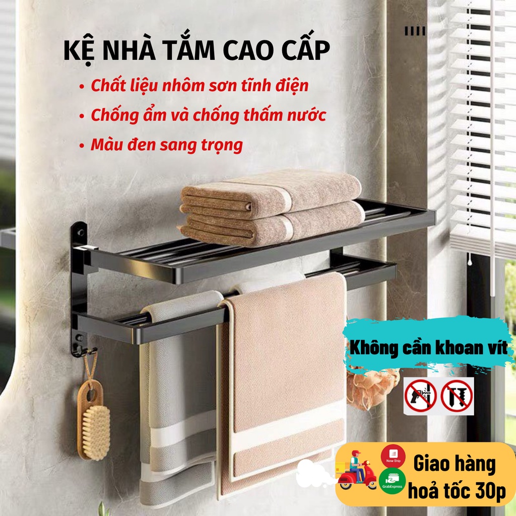 Giá Để Đồ Phòng Tắm, Kệ Nhà Tắm Kệ Để Đồ Phòng Tắm Inox Không Gỉ Moda.H