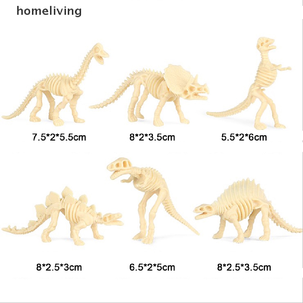 Set 12 Mô Hình Xương Khủng Long Đồ Chơi Cho Bé