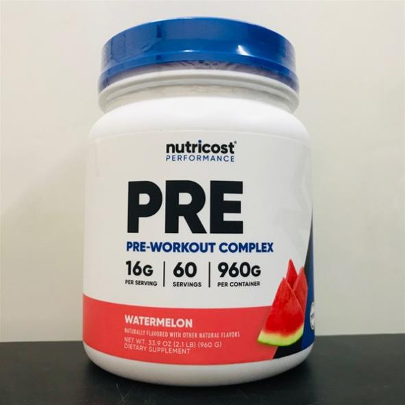 [GIÁ TỐT NHẨT] NUTRICOST PRE WORKOUT COMPLEX 60 SER | Tăng Sức Mạnh, Tỉnh Táo Và Nâng Cao Hiệu Suất Tập Luyện