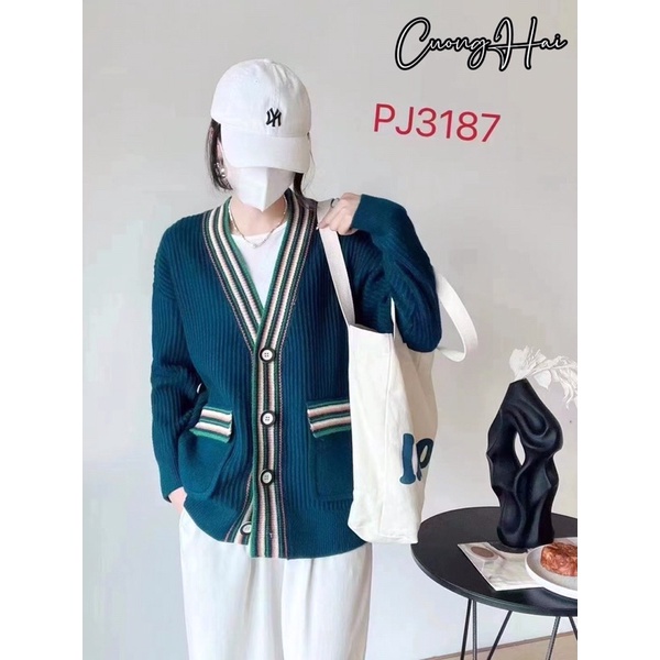 Áo len Cdg phối viền mầu đẹp