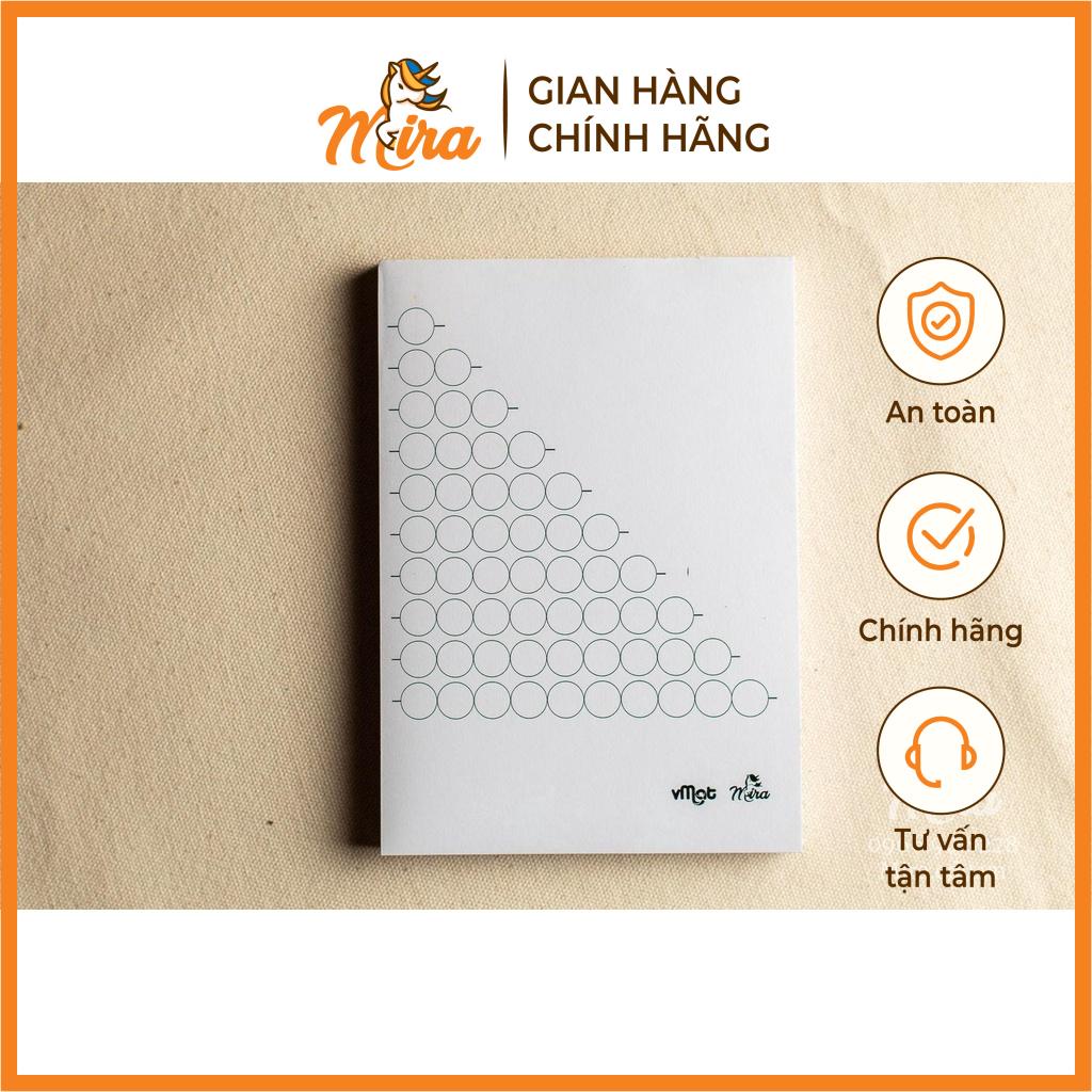 Montessori - Phiếu tô màu thang hạt cườm tam giác đều- Mira Toys