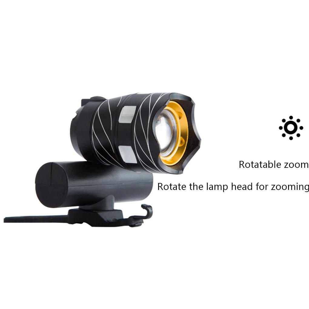 Đèn Pha LED XML T6 Cổng Sạc USB Chuyên Dụng Cho Xe Đạp