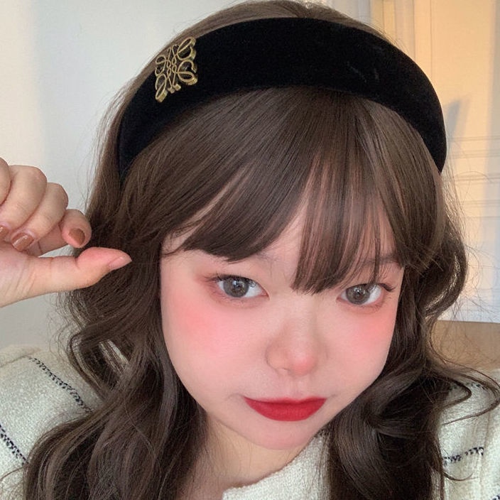 Kẹp Tóc Vải Nhung Màu Đen Phong Cách Trung Cổ Thời Trung Cổ Thời Trung Cổ Thời Trang Cho Nữ