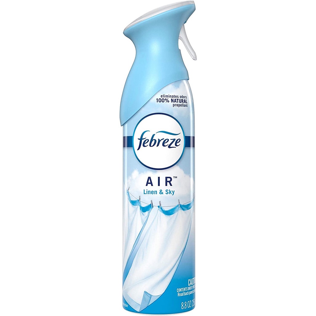Xịt phòng khử mùi Febreze Air Refresher Spray Hàng Mỹ 250g x 4 chai