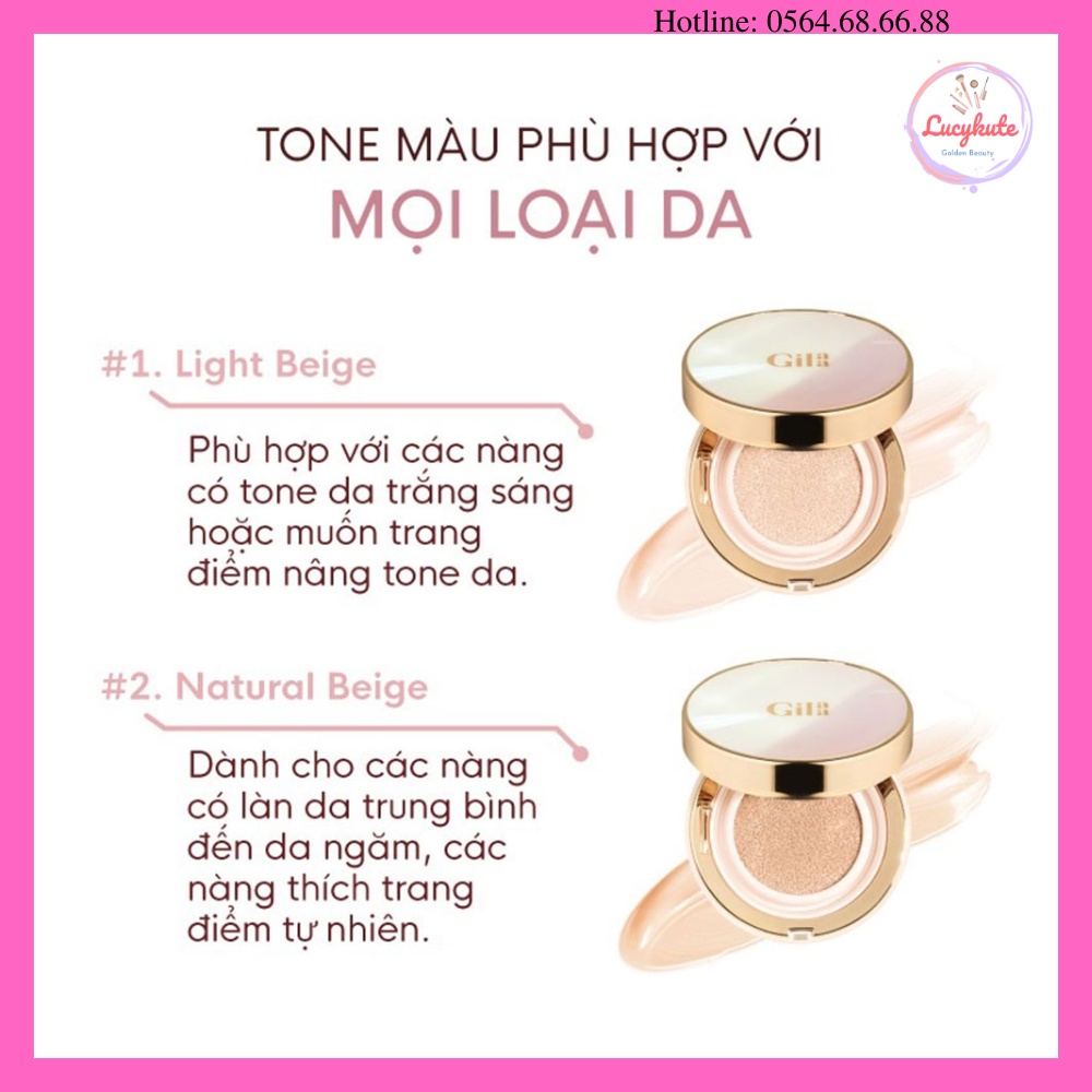 Phấn nước GILAA LONG WEAR DD CUSHION - SPF50+/PA+++