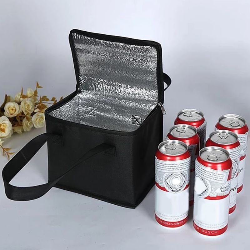 1 Túi Đựng Thức Ăn Cách Nhiệt Bằng Vải Không Dệt Đa Chức Năng