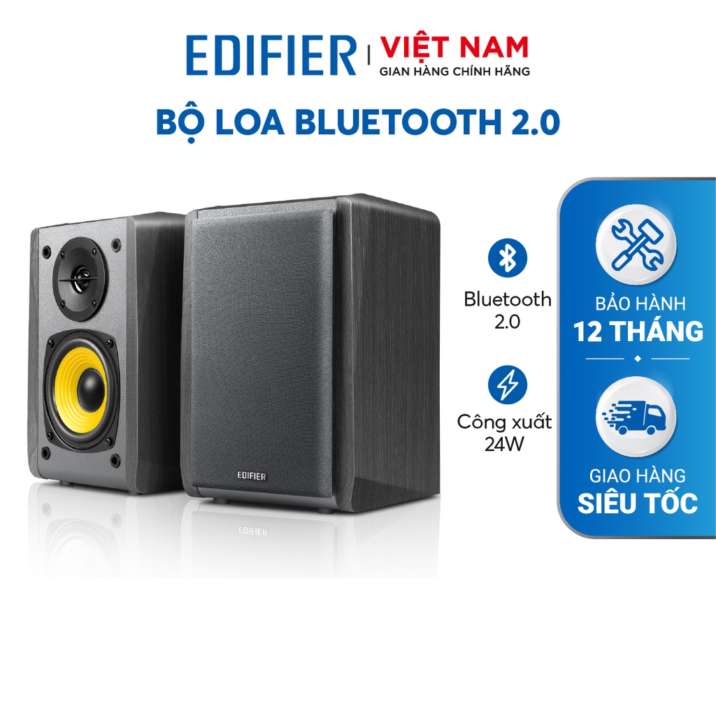 Bộ loa Bluetooth 2.0 EDIFIER R1010BT | Kết nối hai thiết bị Bluetooth | Bluetooth đa điểm| Gỗ cổ điển |Bảo Hành 12 Tháng