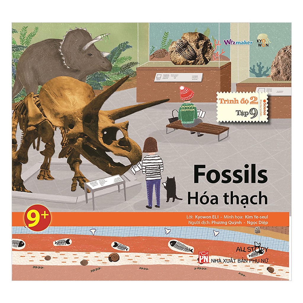 Sách - Wizmaker Trình Độ 2 - Tập 9 - Fossils - Hóa Thạch