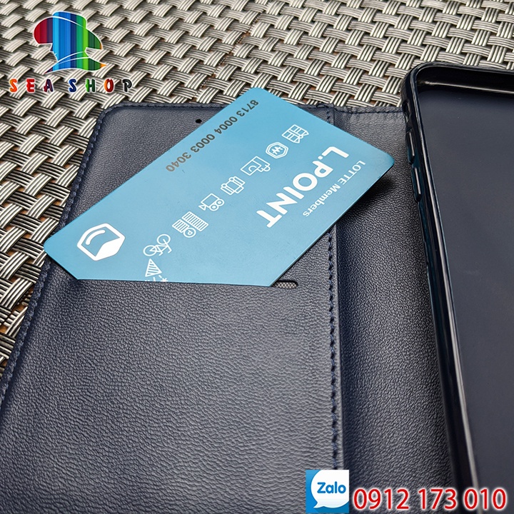 Bao da Realme C20 Nắp gập-Ốp lưng 2 mặt có thiết kế ví cà thẻ, ngăn lớn để tien mặt - Kính full màn 9D
