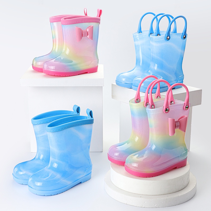 Ủng Đi Mưa Chống Nước In Hình Hoạt Hình Dễ Thương Cho Trẻ Mẫu Giáo