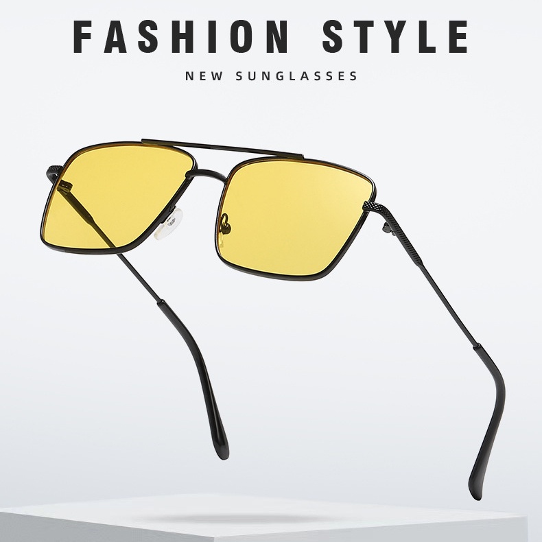 Kính Mát Gọng Kim Loại Nhiều Màu Sắc Dành Cho Cả Nam Và Nữ