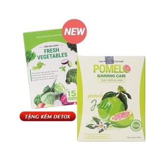 💫 [ CHÍNH HÃNG ] thạch bưởi giảm cân Giảm béo SLIMMING CA RE ( tặng kèm detox )