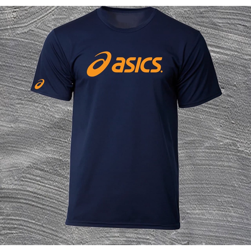 Asisc.ss Áo Thun Chạy Bộ Màu Xanh NAVYHiking Và Trail Cơ Bản