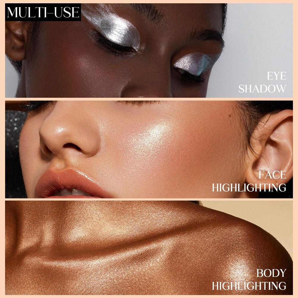 BSUNS Set 6 Phấn Mắt Nhũ Dạng Gel Lấp Lánh Trang Điểm Nổi Bật Sành Điệu Cho Nữ