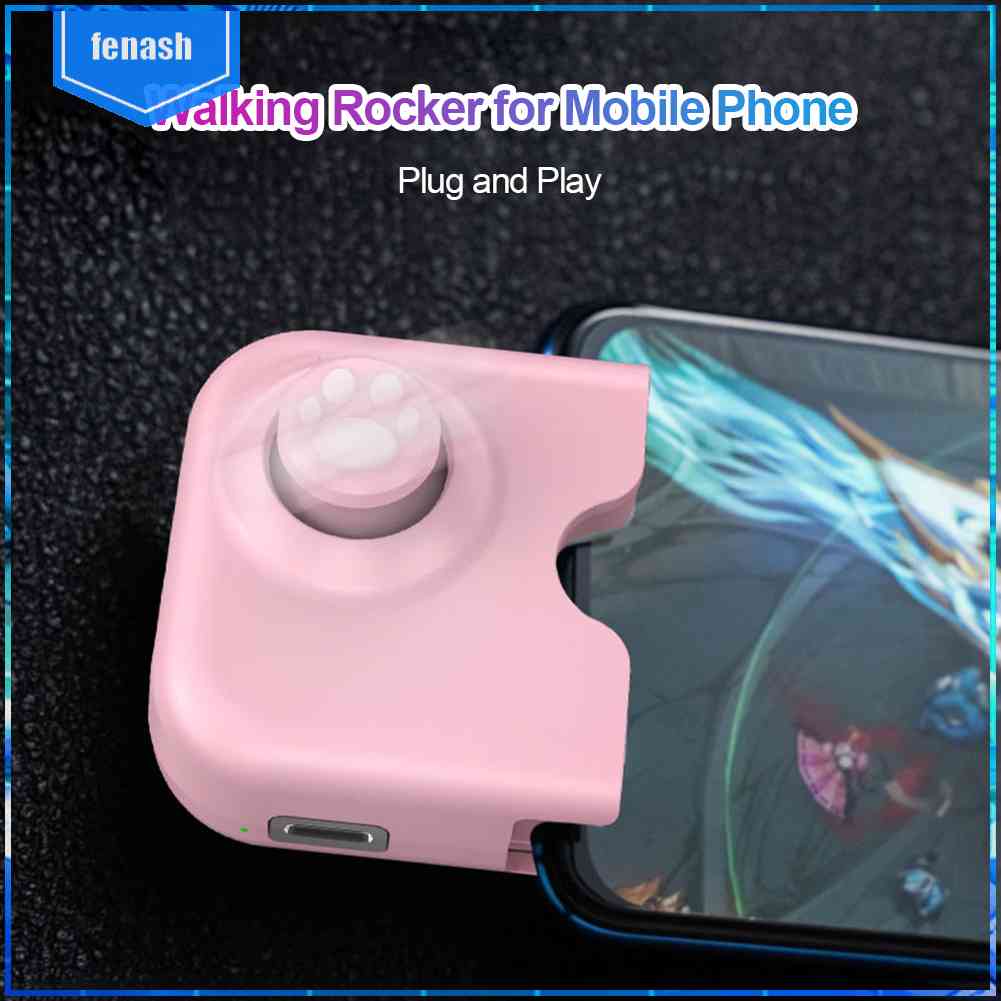 Tay Cầm Chơi Game Có Cổng Sạc Cho iPhone iPad Màu Hồng