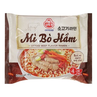 Mì ottogi bò hầm gói 120g