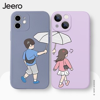 Ốp lưng JEERO chống sốc ngộ nghĩnh độc lạ nam nữ hoạt hình cặp đôi dễ thương đẹp mềm Cho iPhone 16 15 14 13 12 11 Pro Max SE 2020 X XR XS ip 8 7 Plus kute HFE1457